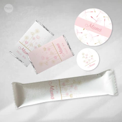 Kit imprimible diente de leon rosa dorado glitter dorado tukit - tienda online