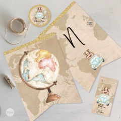 Kit imprimible bodas y viajes vintage tukit - tienda online