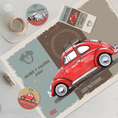 Image of Kit imprimible autos clasicos classic cars vintage tukit