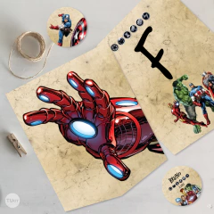 Kit imprimible avengers vengadores tukit - loja online