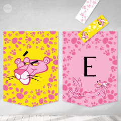 Imagem do Kit imprimible pantera rosa pink panther candy bar tukit
