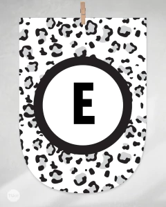 Kit imprimible textura animal print gris negro tukit - TuKit