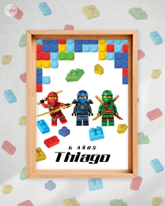 Kit imprimible lego ninjago tukit - comprar online