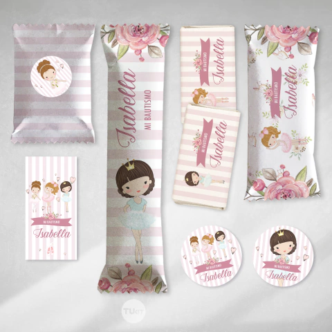 Kit imprimible bailarinas tukit