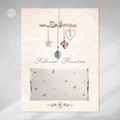 Tarjetón porta chocolatín bengala imprimible navidad tukit - comprar online