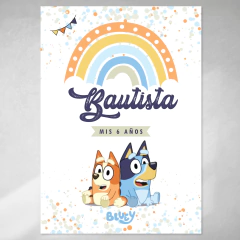 Kit imprimible bluey perritos tukit