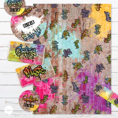 Kit imprimible grafiti candy bar tukit