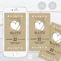 Imagem do Kit Imprimible Textura Papel Kraft Candy Bar TuKit