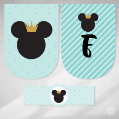 Kit imprimible mickey rey candy bar tukit - buy online