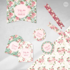Image of Kit imprimible flores lavandas tukit - (copia)
