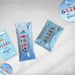 Kit imprimible superheroes baby tukit