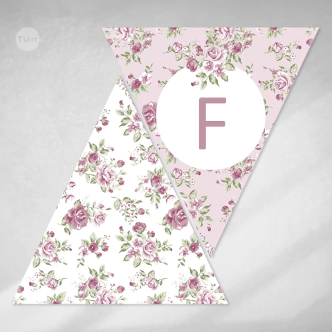 Kit imprimible florcitas bordo candy bar tukit