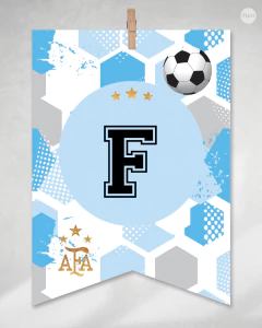 Image of Kit imprimible futbol mundial argentina afa candy bar
