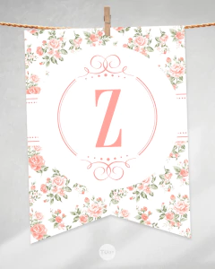 Kit imprimible flores flor salmon candy bar