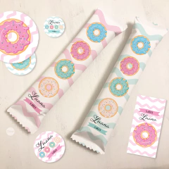 Kit imprimible donas donuts rosquillas dulces candy bar tukit - buy online