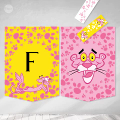 Kit imprimible pantera rosa pink panther candy bar tukit