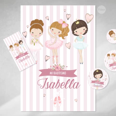 Kit imprimible bailarinas tukit - comprar online