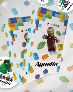 Kit imprimible lego avengers superheroes tukit - TuKit