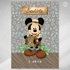 Kit imprimible mickey mouse safari tukit - comprar online