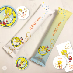 Kit imprimible sonic amarillo tukit - buy online