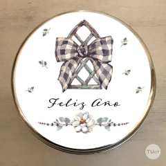 Etiquetas imprimibles para personalizar latas feliz navidad tukit - comprar online