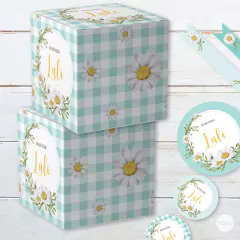 Kit imprimible margaritas flores vichy tukit - (copia) - comprar online