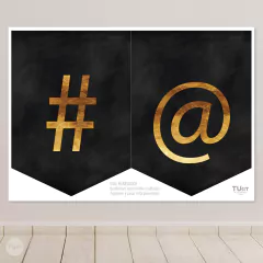Kit imprimible egresados negro dorado tukit - comprar online