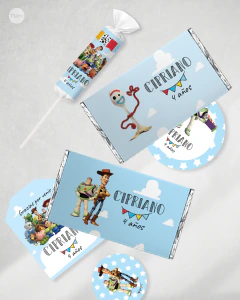 Kit imprimible toy story toystory candy bar tukit