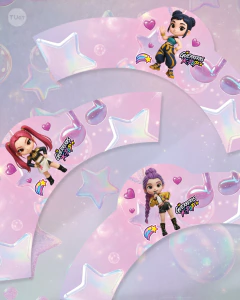 Imagen de Kit imprimible guerreras k pop tukit