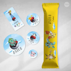 Kit imprimible pokemon cumpleaños candy bar - (copia) na internet