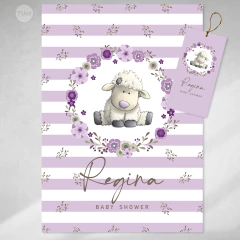 Kit imprimible oveja bebe flores celestes tukit - (copia) - buy online
