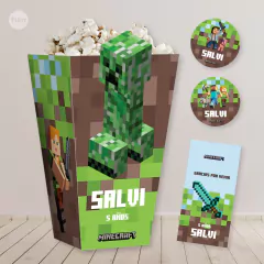 Kit imprimible minecraft tukit en internet