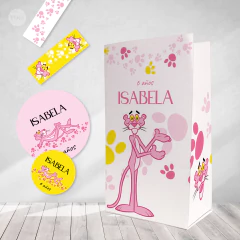 Kit imprimible pantera rosa pink panther candy bar tukit na internet
