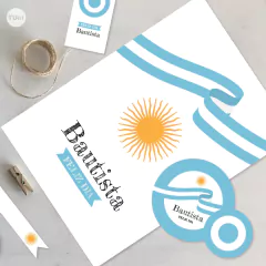 Kit imprimible bandera argentina celeste y blanca candy bar en internet