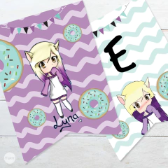 Pennant banner banderines lyna vallejos tukit - comprar online