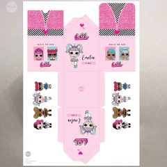 Casita decorativa golosinera imprimible snoopy souvenir tukit - (copia) - comprar online