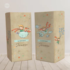 Caja imprimible rectangular difusor regalo el principito tukit