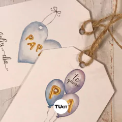 Mini kit imprimible dia del padre dorado tukit