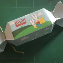 Caja caramelo imprimible souvenir simon el conejo tukit