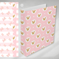 Papeles digitales imprimibles minnie moño glitter tukit - comprar online