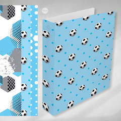 Papeles digitales imprimibles futbol celeste blanco tukit - comprar online