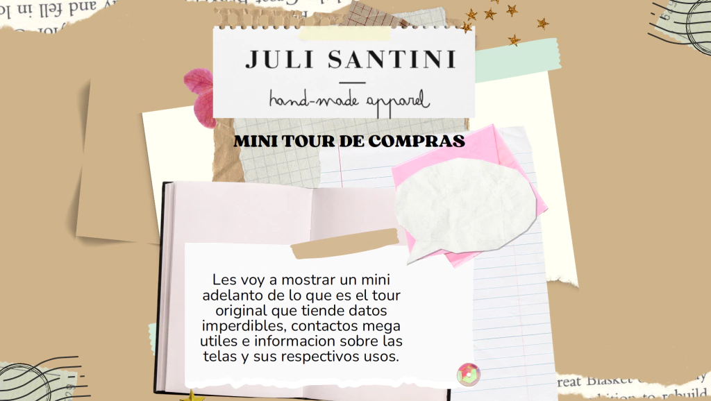 MINI TOUR DE COMPRAS ~ PDF SINTETIZADO ~ WORKSHOP
