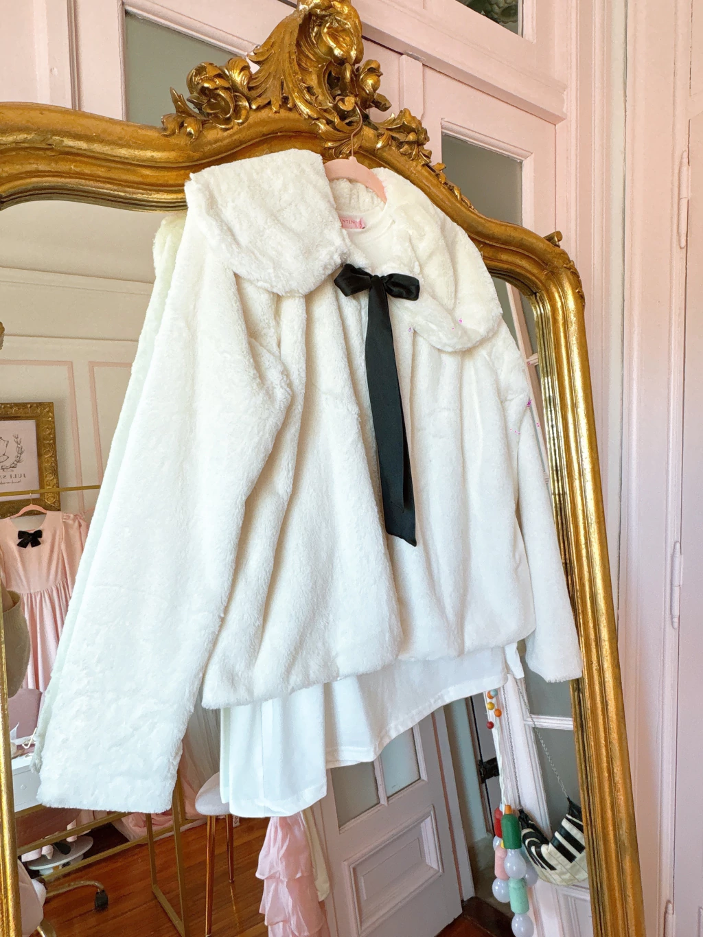 LE RÊVE JACKET/SACO DE PIEL ~ ROSA O BLANCO