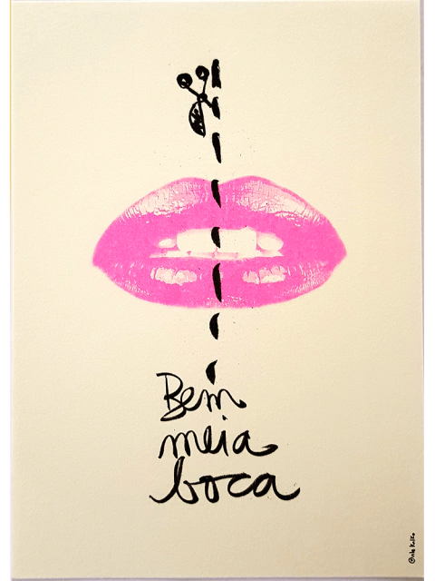 Bem meia boca [PÔSTER A5]