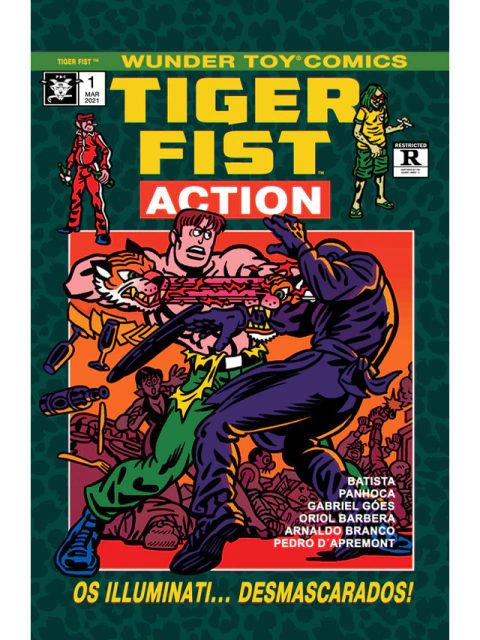 WUNDER TOY COMICS 1: TIGER FIST ACTION