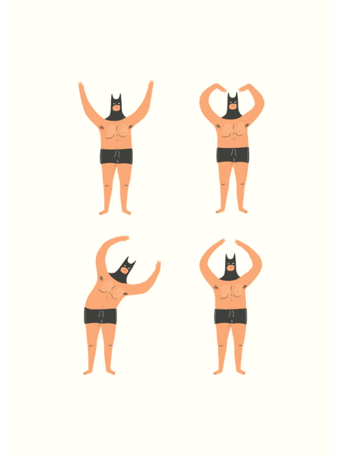 Batman YMCA [PÔSTER A5]