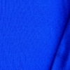 Tela Morley Rib de acetato en color azul Francia, con textura de canalé y superficie suave.