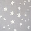 Tela Gabardina Estrellas Gris 947 - Venta de Telas Online