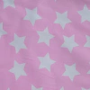 Tela Gabardina Estrellas Rosa 945 - Venta de Telas Online