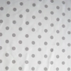 Tela Gabardina Lunares Gris 306 - Venta de Telas Online